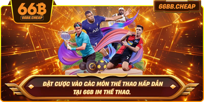Đặt cược vào các môn thể thao hấp dẫn tại 66B IM Thể Thao.